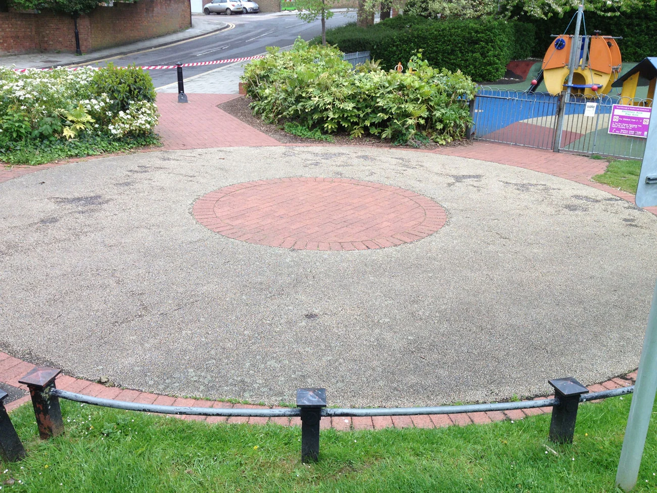 Christ's Pieces path before the application of the coating (Photo: Pro-Teq)