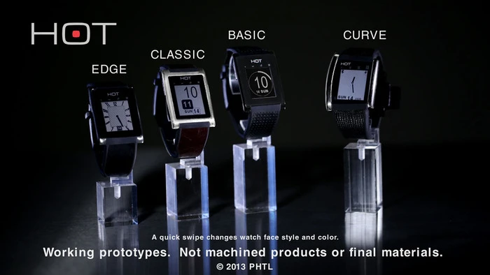 The watch is available in Basic, Edge, Classic, and Curve styles with either a gold or silver finish
