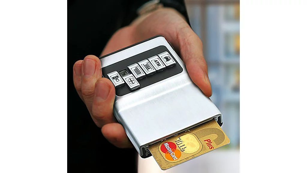As its name suggests the Credit Card Holder holds your credit cards