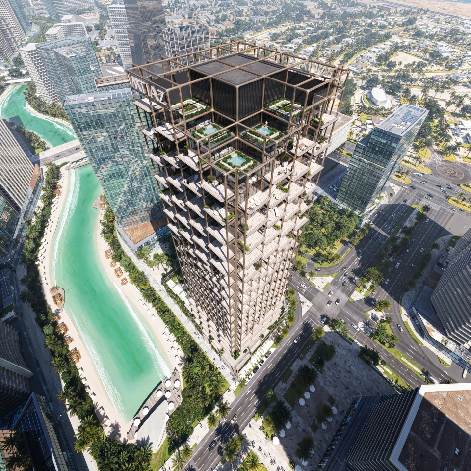 Inside-out tower weaves artisan legacy into Dubai skyline
