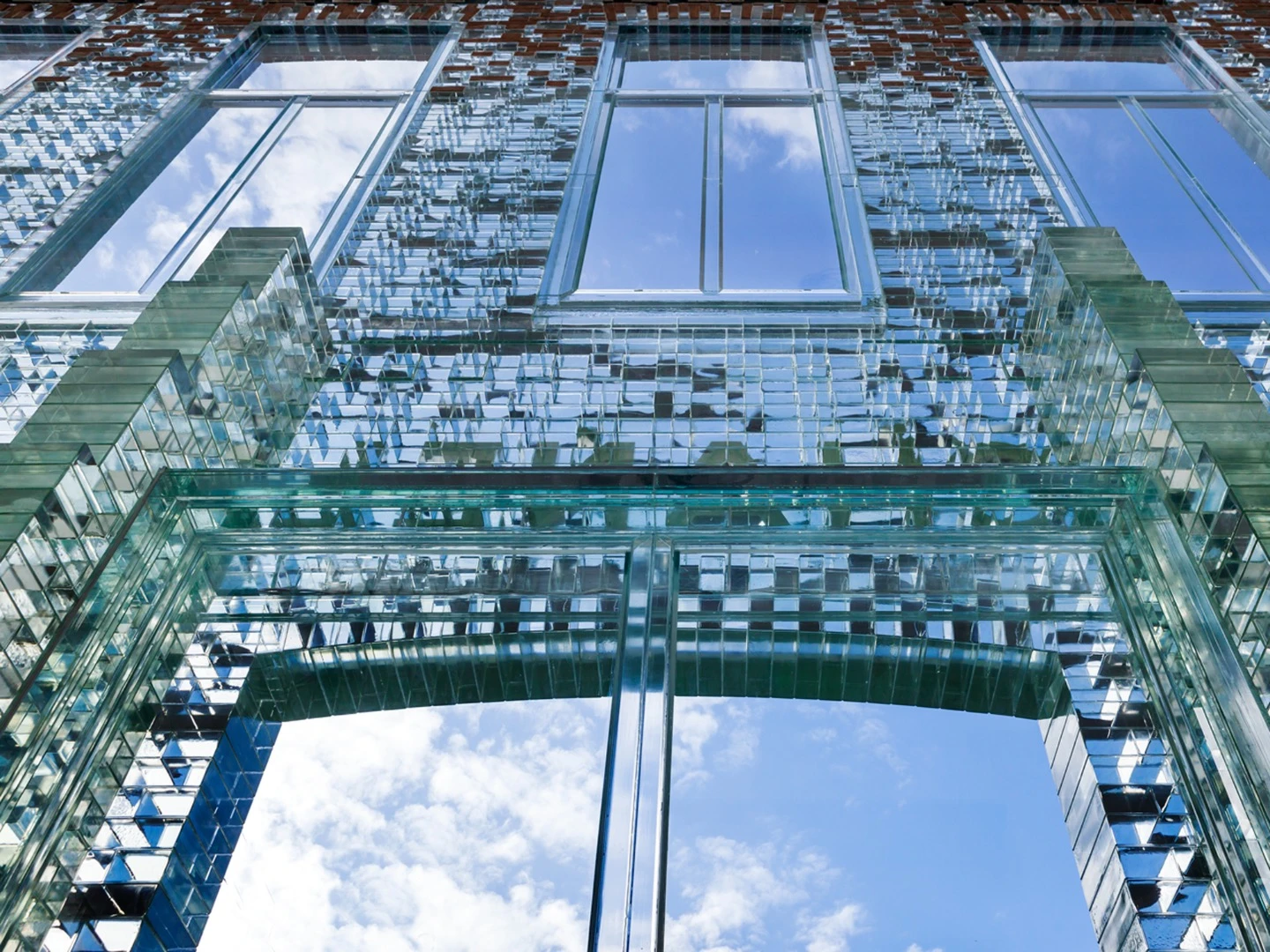 Crystal Houses is green too, and MVRDV installed a ground-source heat pump with pipes leading 170 m (557 ft) underground, for efficient heating and cooling