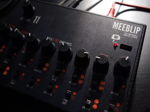 An assembled MeeBlip synthesizer (Photo: MeeBlip)