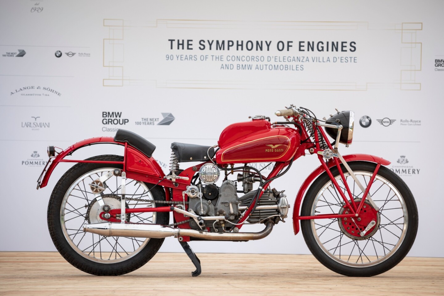 1938 Moto Guzzi GTCL 498cc, entered by Gordon de la Mare
