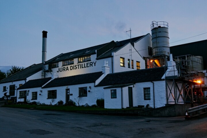 The Whyte & Mackay whiskey distillery on the Isle of Jura, Scotland, will be the site of the first test of a bacteria-based coating to protect buildings from erosion by the elements
