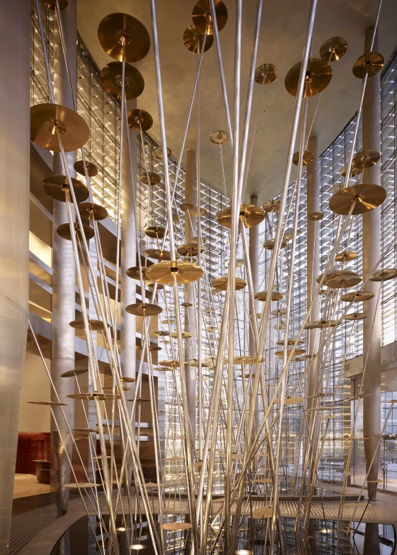 Inside the Burj Khalifa's lobby