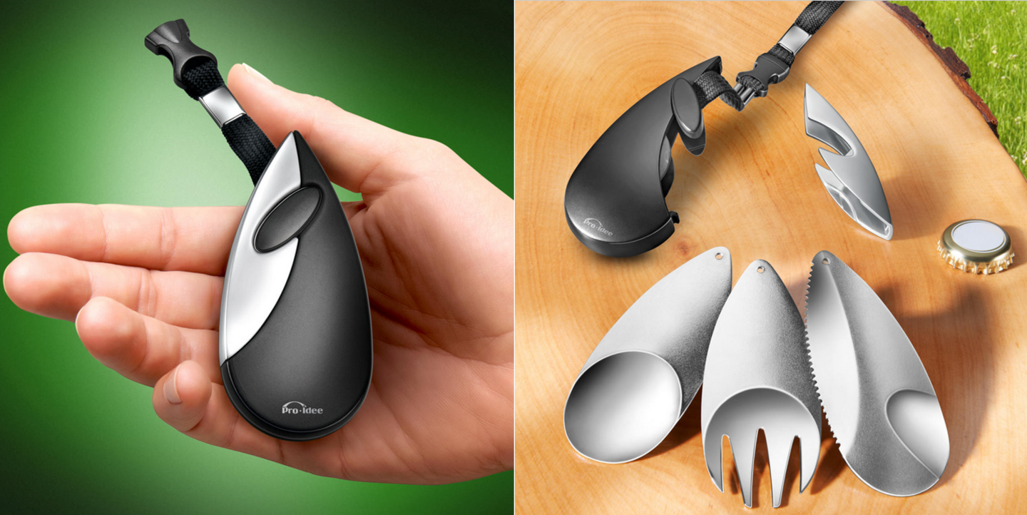 Modular design puts picnic cutlery in your pocket