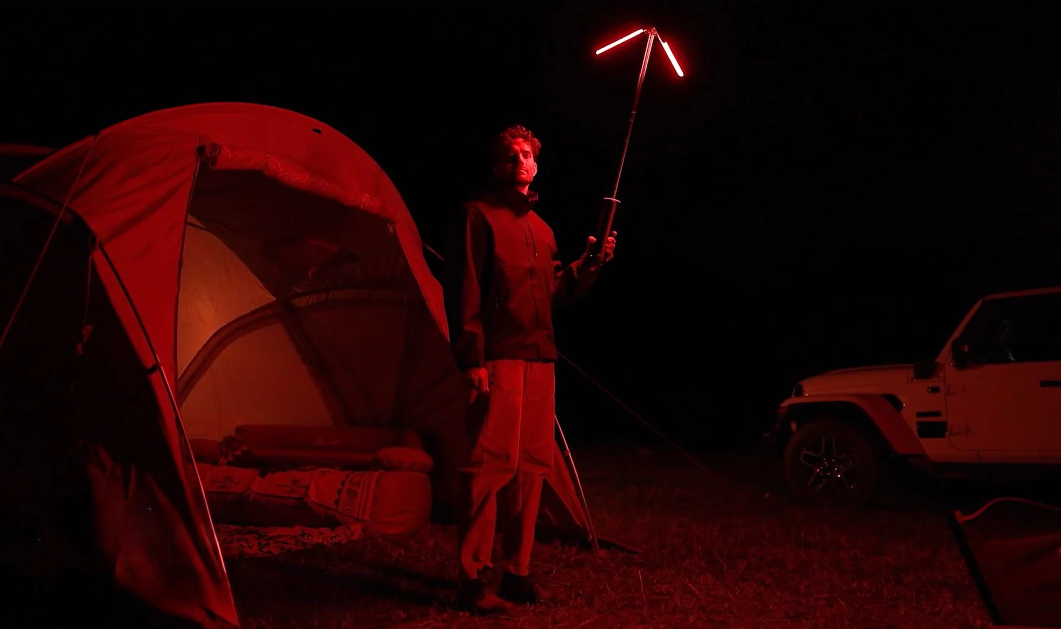 The BougeRV T1 Lantern has a red light mode to preserve night vision