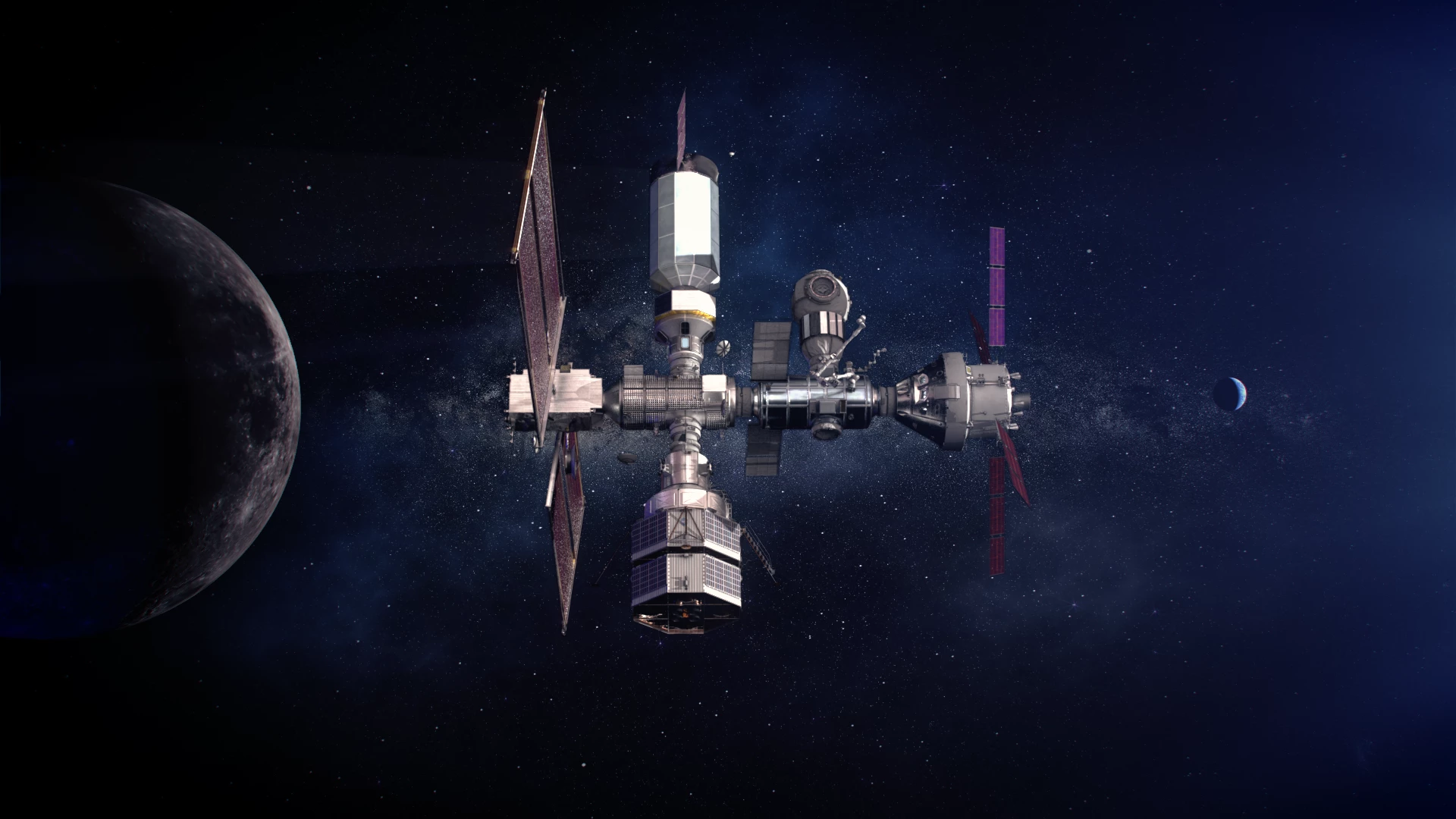 Artist's concept of the Gateway outpost