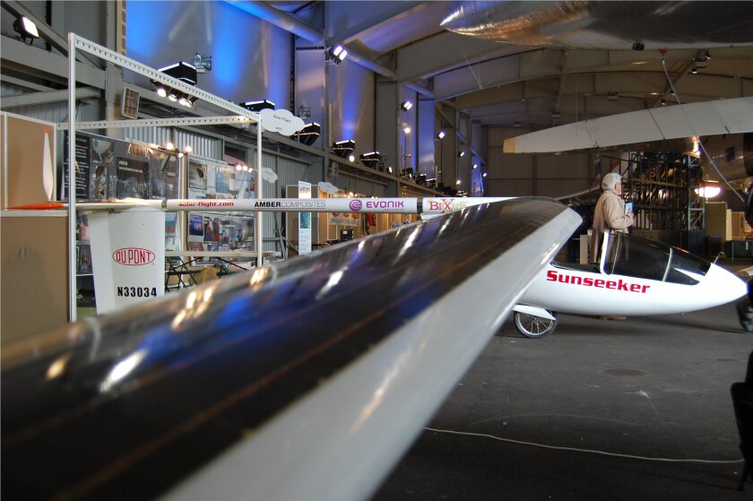 The huge wingspan of the Sunseeker II