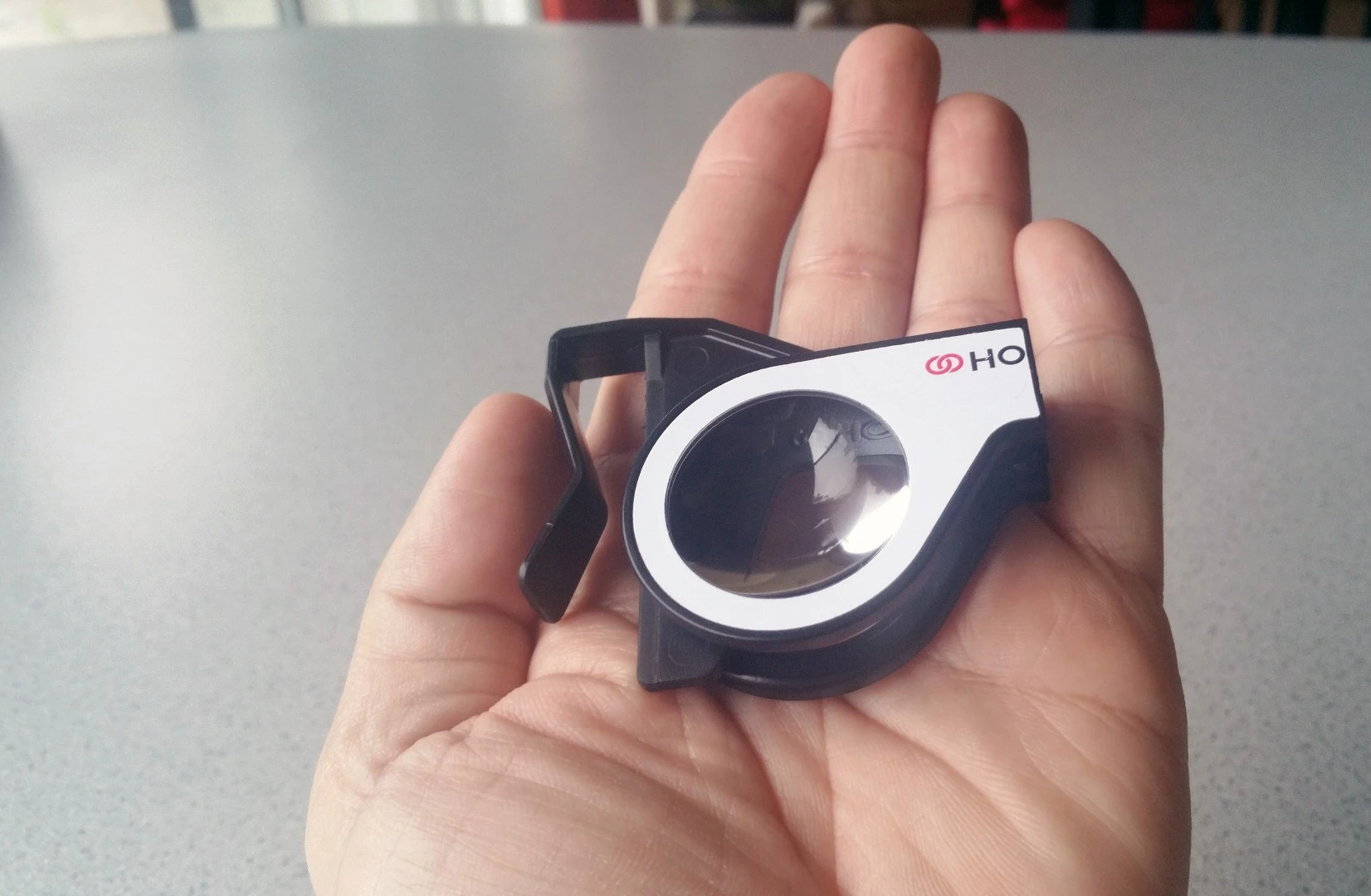 The Homido Mini folds up compact enough to tuck away in pockets