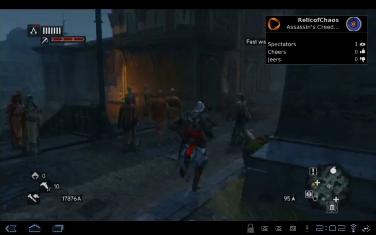 OnLive's quick access even applies when watching "Brag Clips" other players have posted and spectating someone else's game