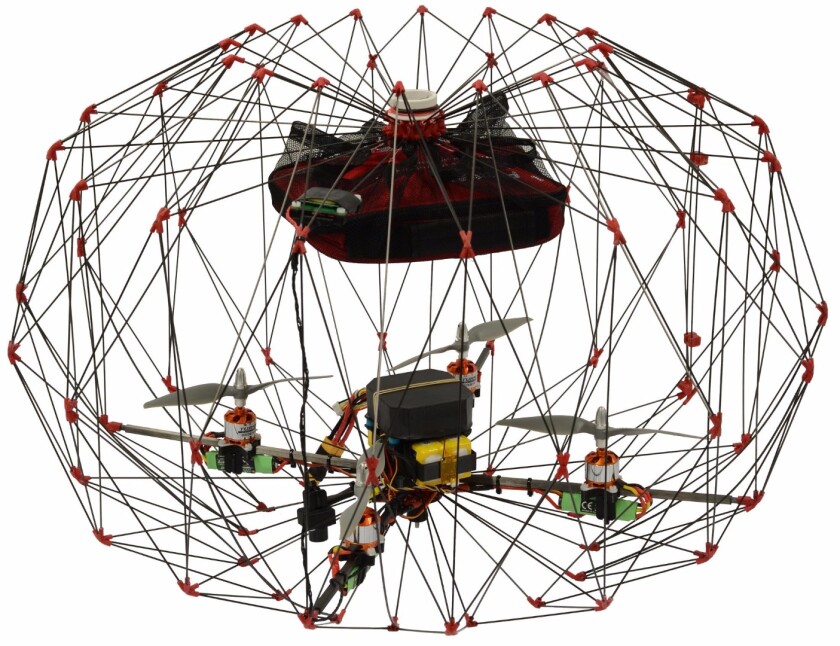 The EPFL drone and it's protective cage