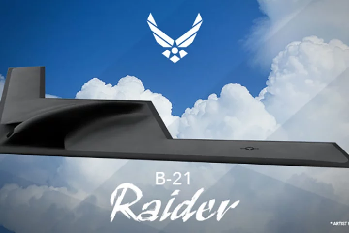 Artist's concept of the newly named B-21 Raider