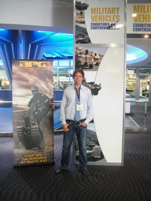 Ben Gulak, inventor of the DTV (Dual Tracked Vehicle) Shredder