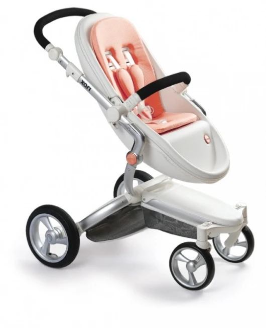 Mima's Xari is a single more compact stroller but still has the same "carrycot inside" as the Kobi