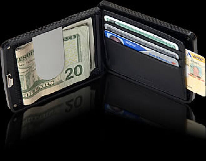 The Biometric Wallet, also sold as the iWallet, will only open with a touch of its owner's fingerprint