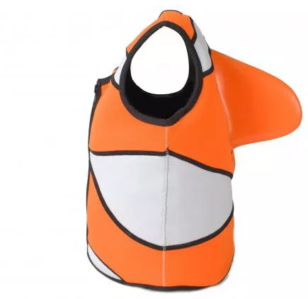 Sea Squirts are life vests for children that let them pretend to be various sea creatures, while also allowing adults to easily lift them from the water