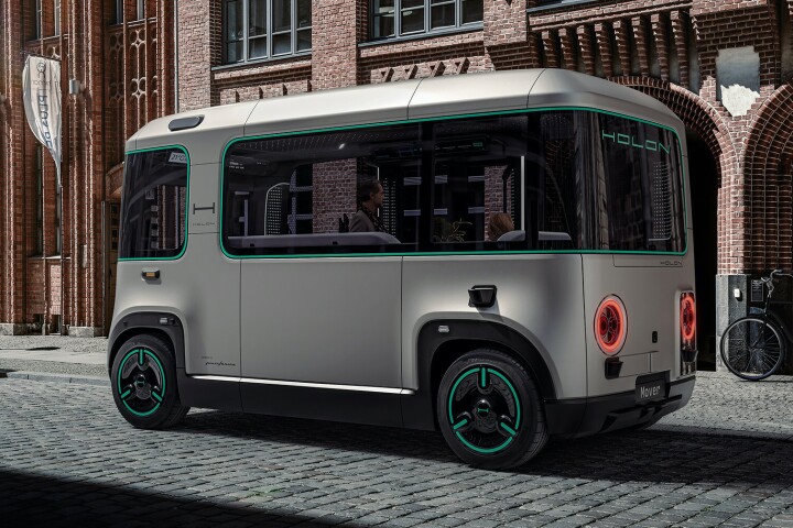 The Holon autonomous electric shuttle was unveiled last week at CES