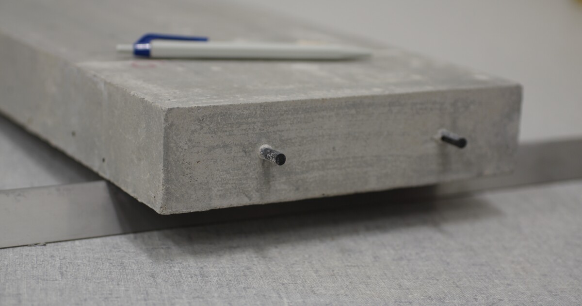 Leaner, greener, expanding concrete prestresses itself as it forms