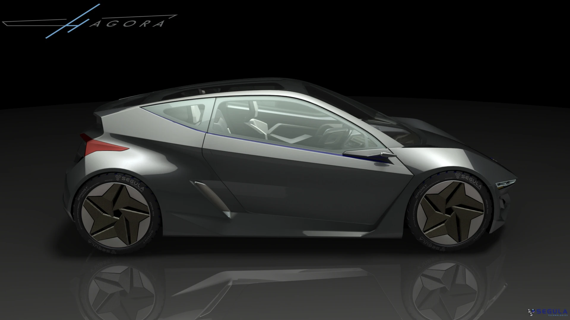 The Hagora relies on an external computer, such as a smartphone, for some vehicle control