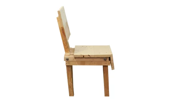 Pallet Room chair by Andrea Scandella