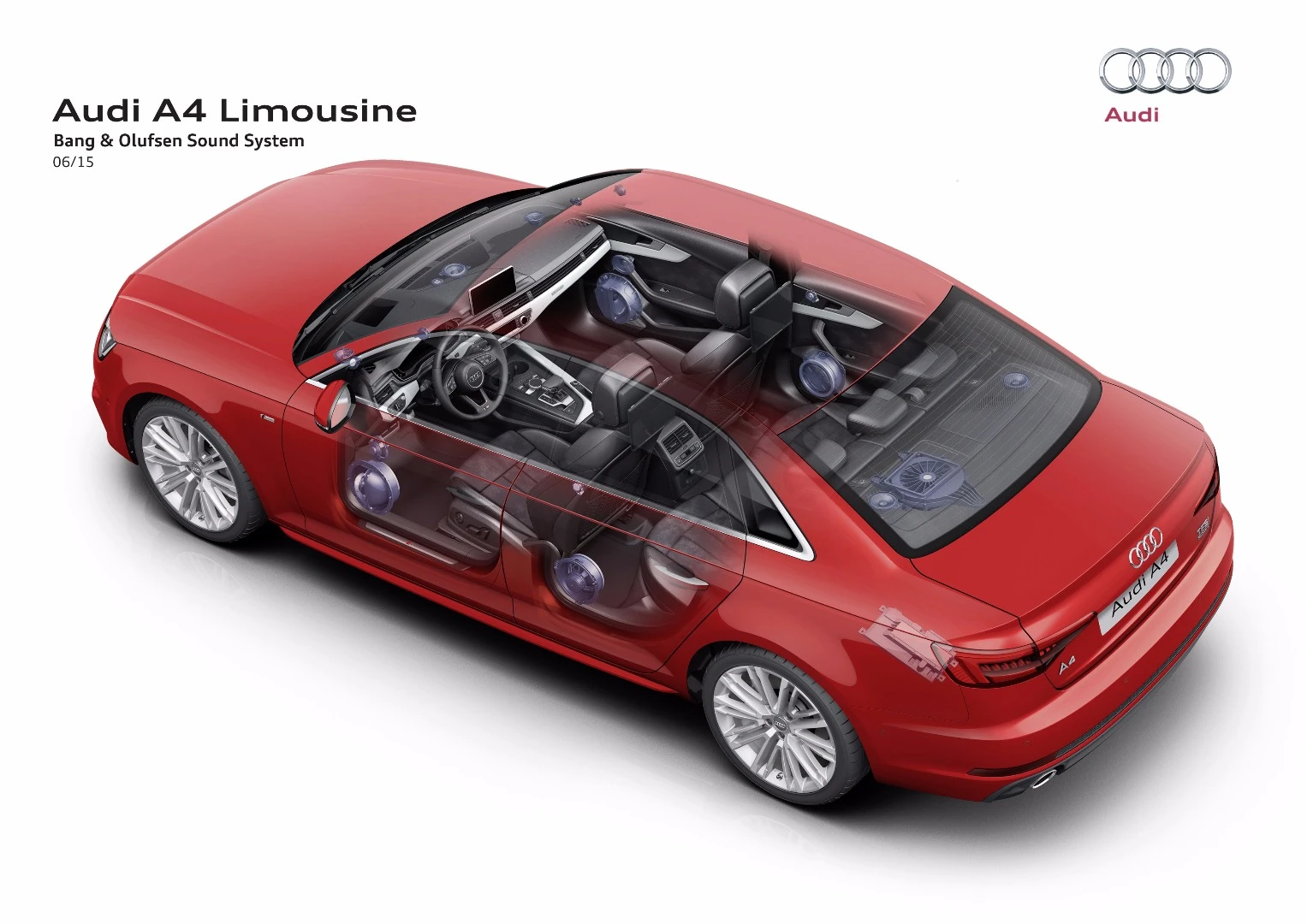 Audi is claiming the A4 has more interior space than any of its competitors