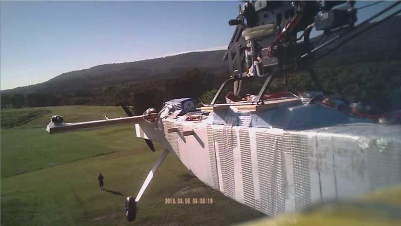 On board cameras are used for recording of each flight which yields valuable information about airflow and handling
