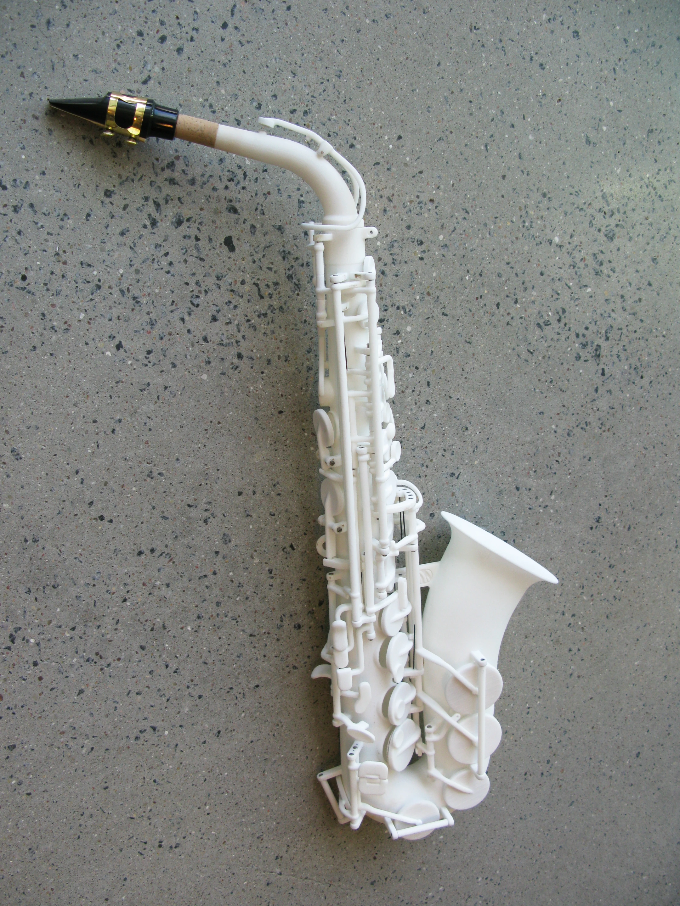 Olaf Diegel used SolidWorks CAD software to produce the STL files needed for printing the nylon blower on a selective laser sintering (SLS) printer
