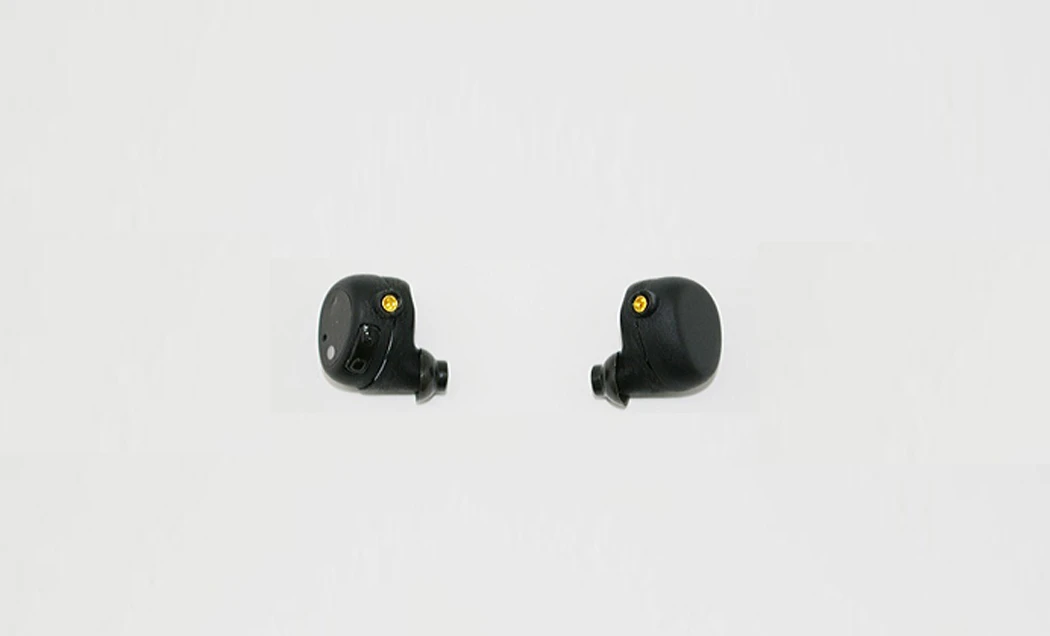 The prototype "wearable device" from NEC that would allow one's ears to be used for user authentication