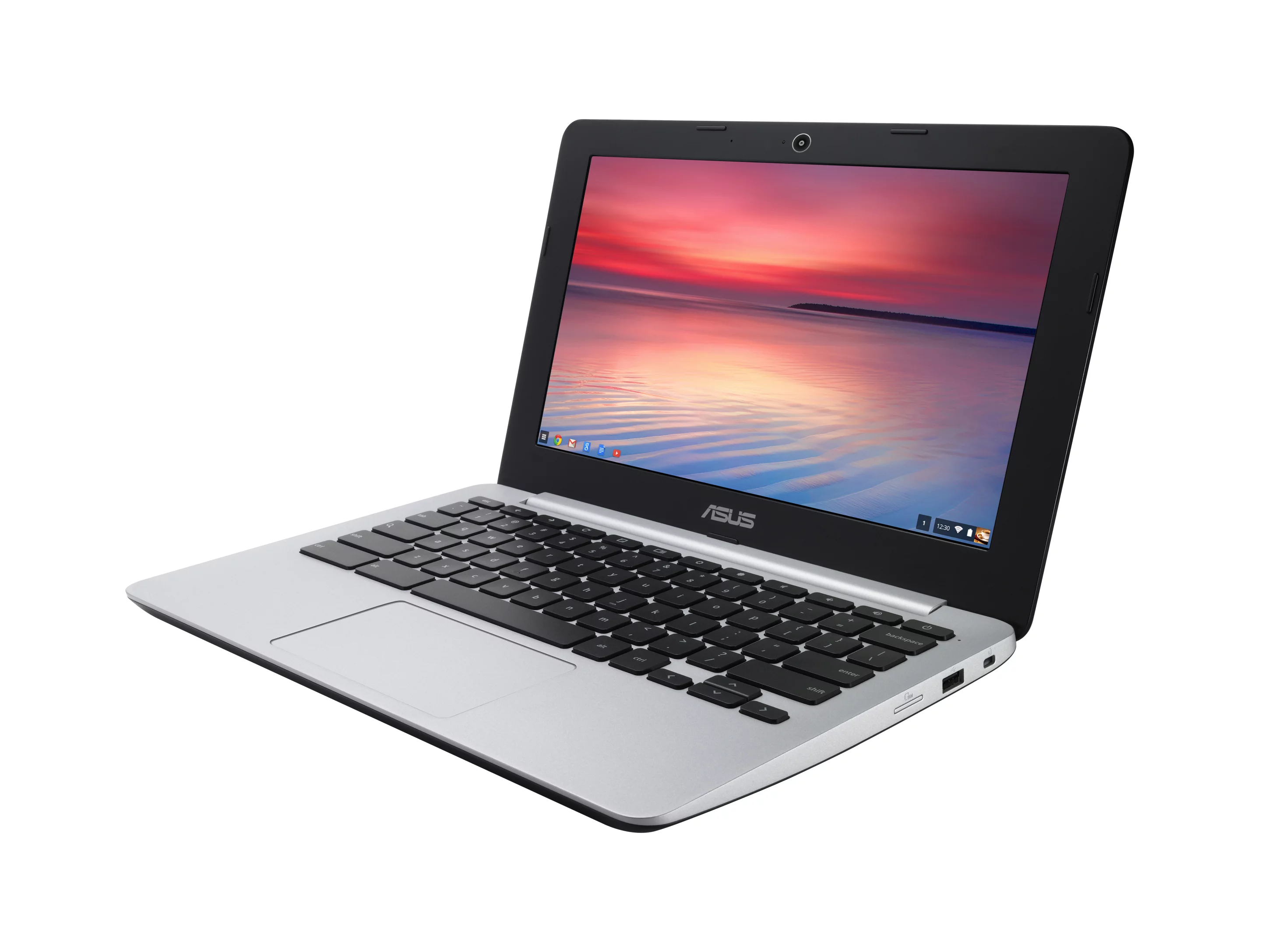 The new 11.6-inch Asus C200 Chromebook is powered by a 2.42 GHz Bay Trail-M processor