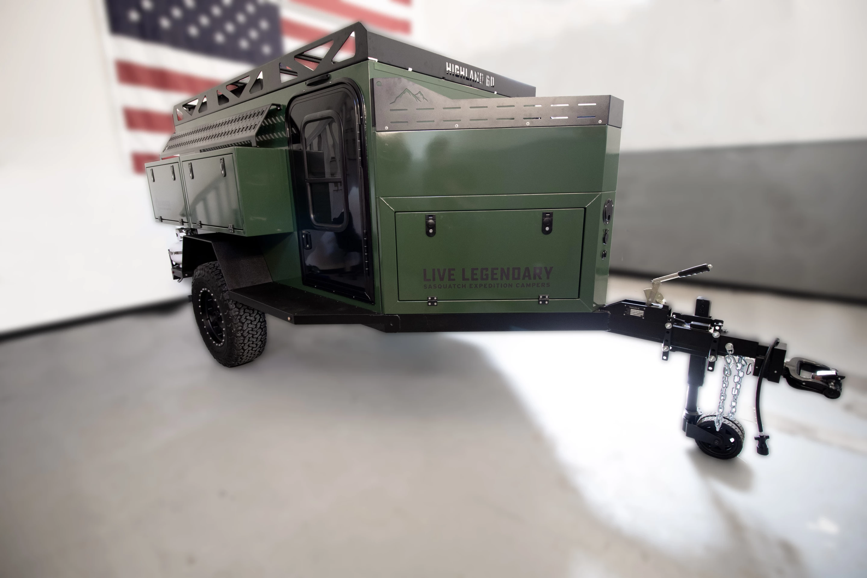 The Sasquatch Highland 60 also offers plenty of storage up front