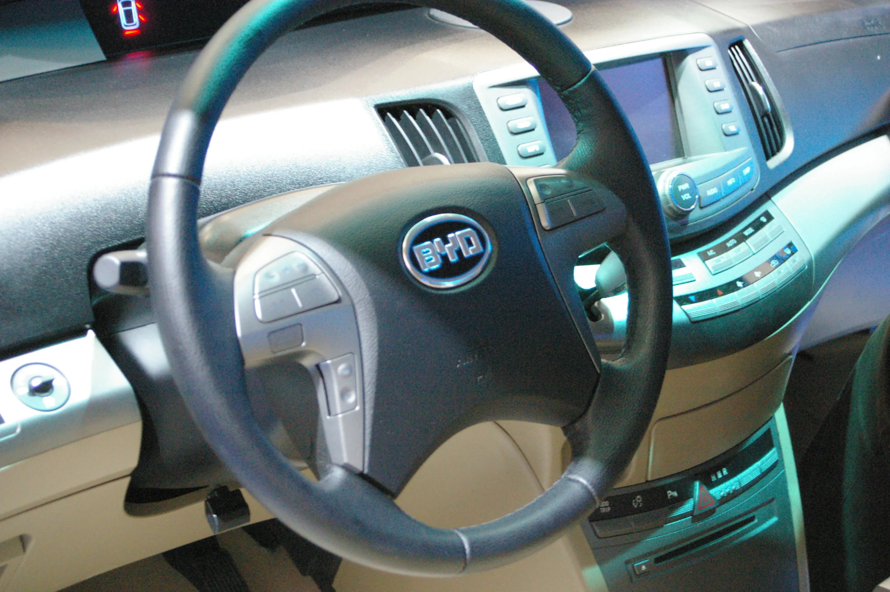 Interior of the BYD e6