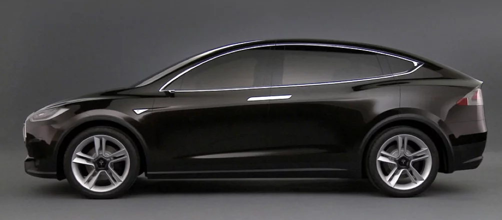 Tesla's Model X crossover electric vehicle