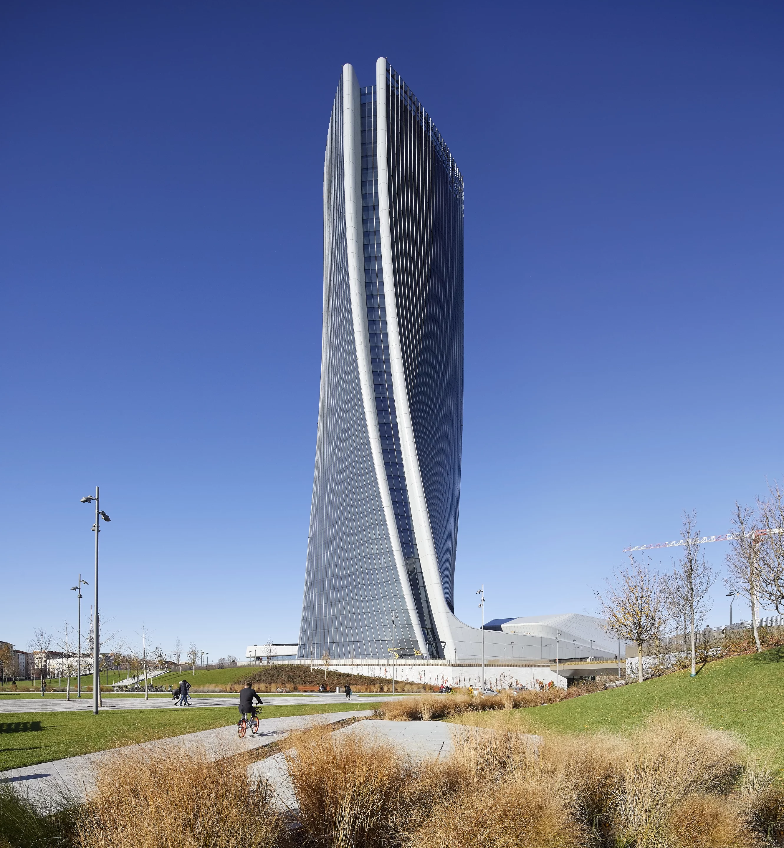 Runner up Generali Tower, by Zaha Hadid Architects, hosts offices of the insurance company Generali