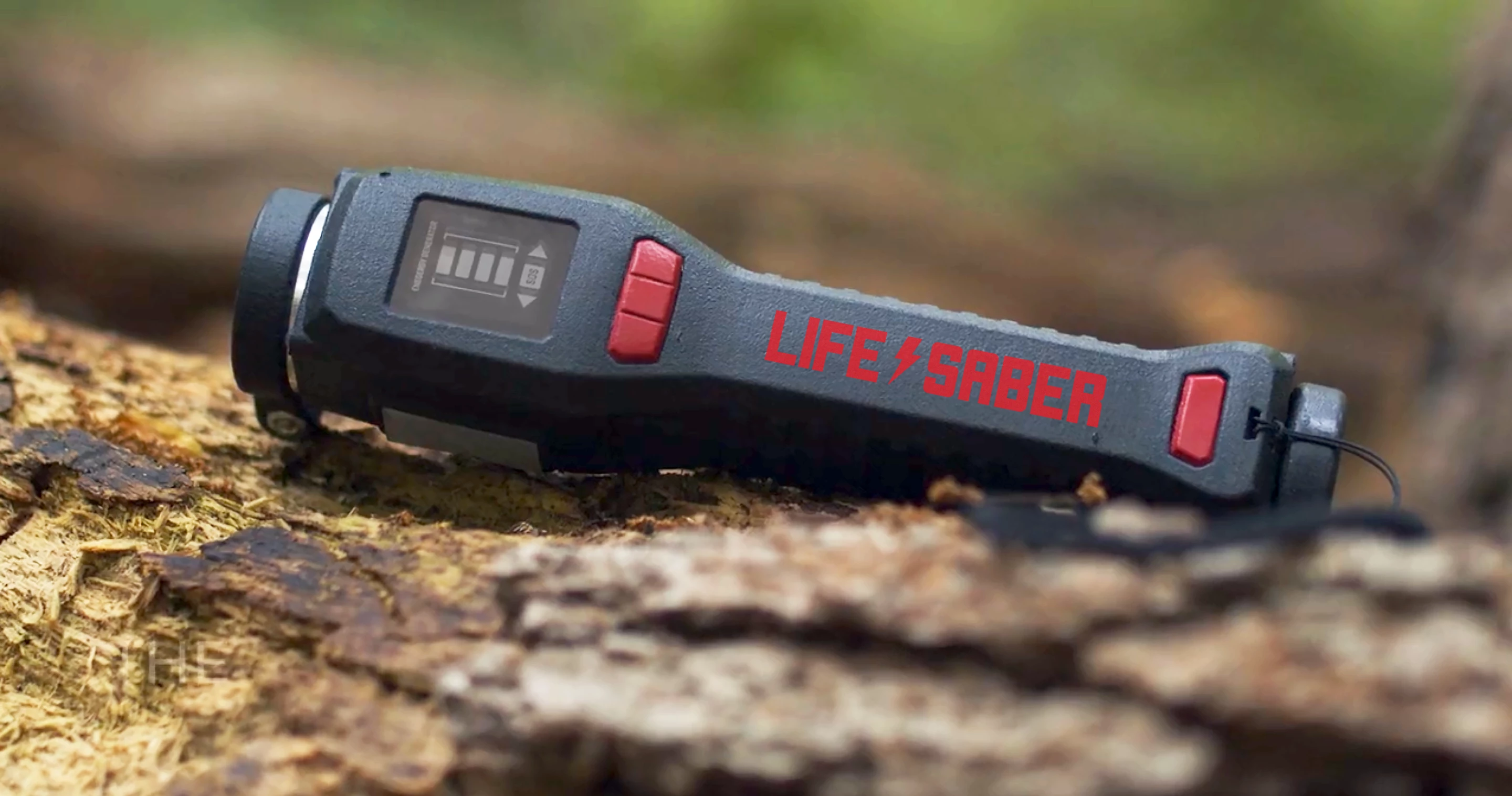 The Lifesaber is a versatile tool for the outdoors that is, first and foremost, a portable generator for producing power anywhere, anytime