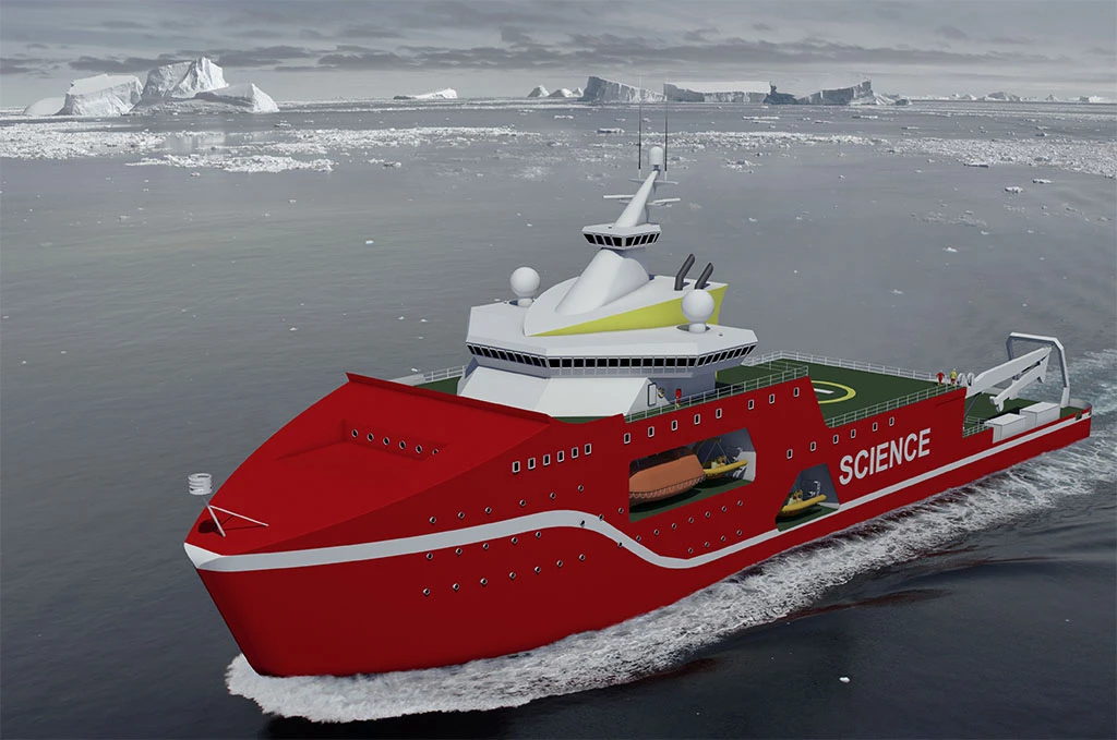 Early design concept of the new polar research ship