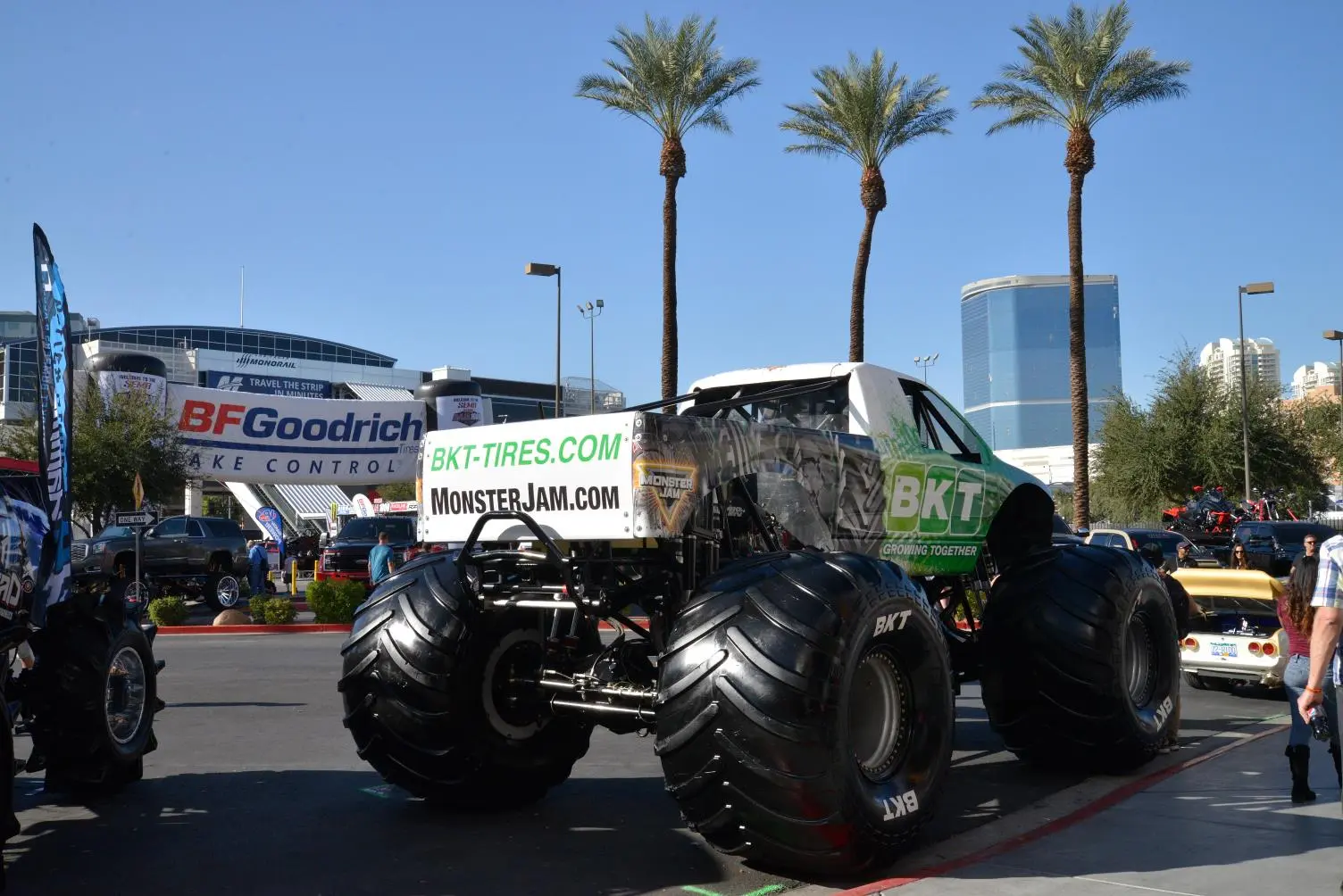Full-blown monster truck at SEMA