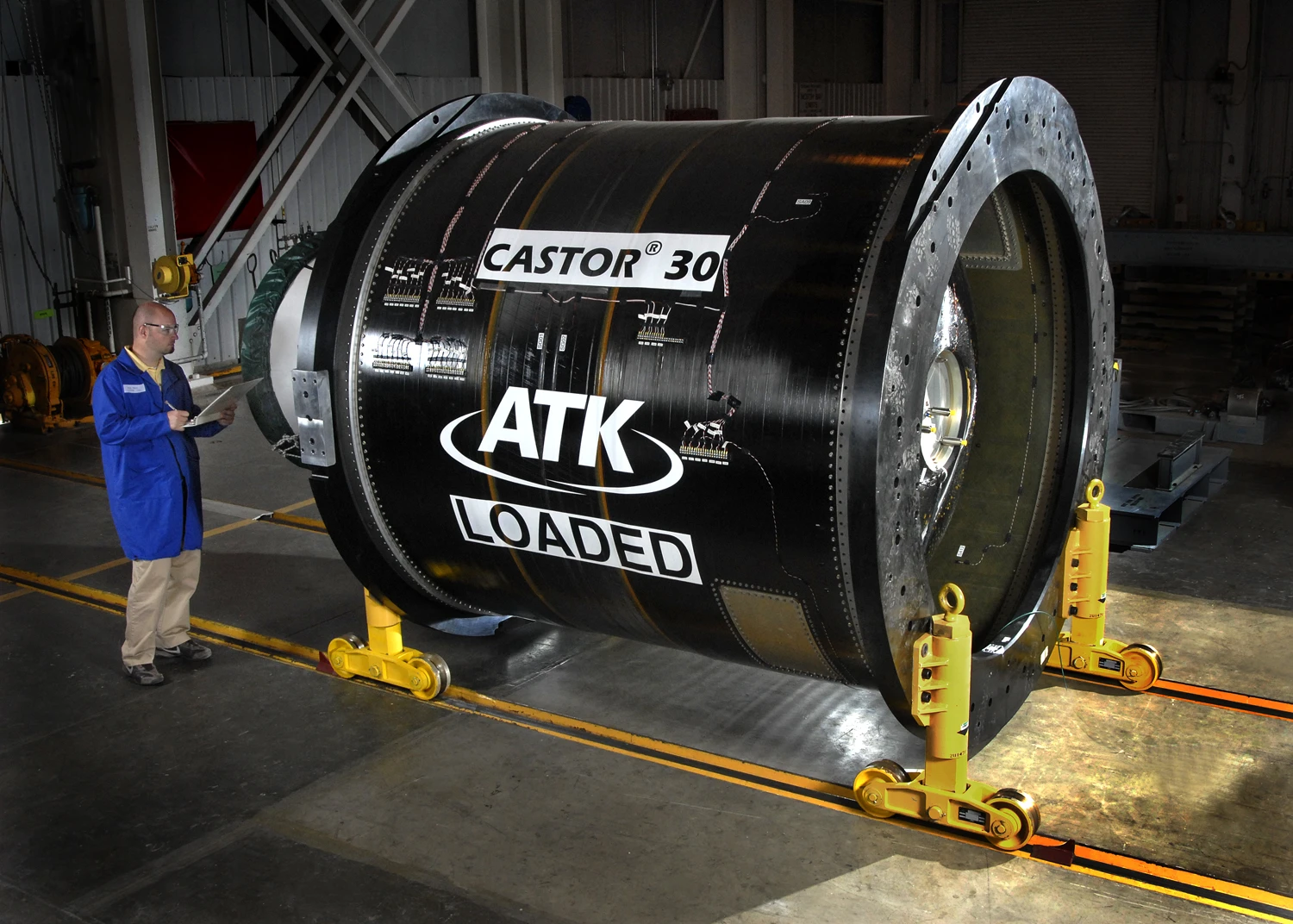 Antares Castor 30 2nd Stage Motor (Image: Orbital Sciences Corporation)