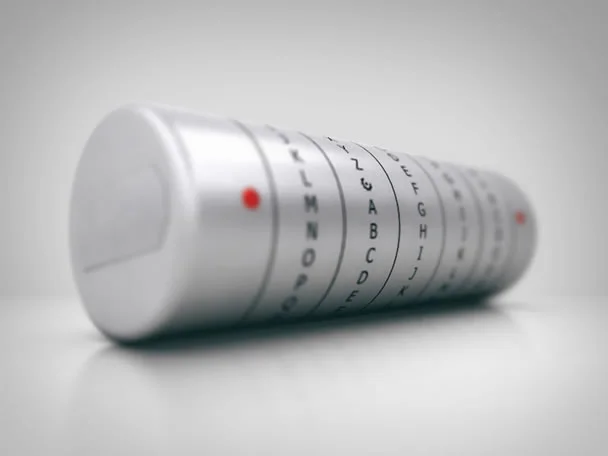 Crypteks mechanical lock offers a huge number of 14,348,907 possible combinations