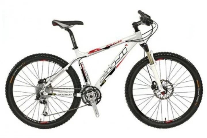 A bike retrofitted with the Gruber Assist - you wouldn't know it was there would you?