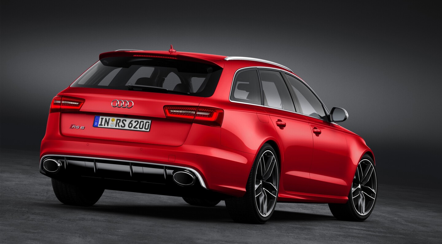 The Audi RS 6 Avant produces 560 hp @ 5700 rpm, 516 ft.lbs of torque at 1750 rpm, and weighs 4431 pounds. Comparative pricing is difficult due to the range of extras and the unavailability of the model in some markets.