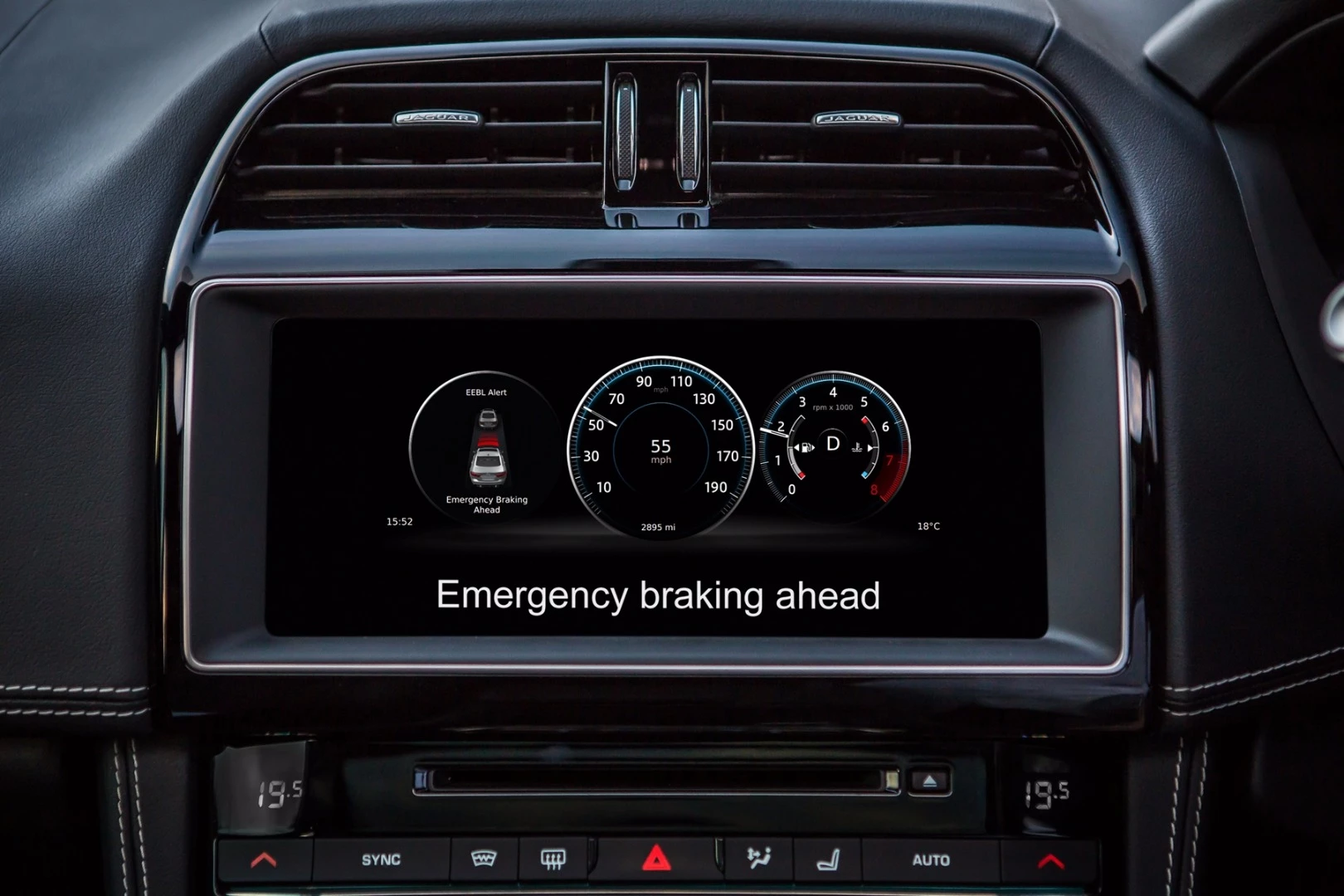 The UK Autodrive demonstration of the "Electronic Emergency Brake Light Assist" functionality showed how safety could be improved in instances where a driver may not have a good view of what is happening ahead