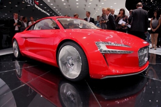 Audi's e-tron Quattro at the IAA 2009 auto show