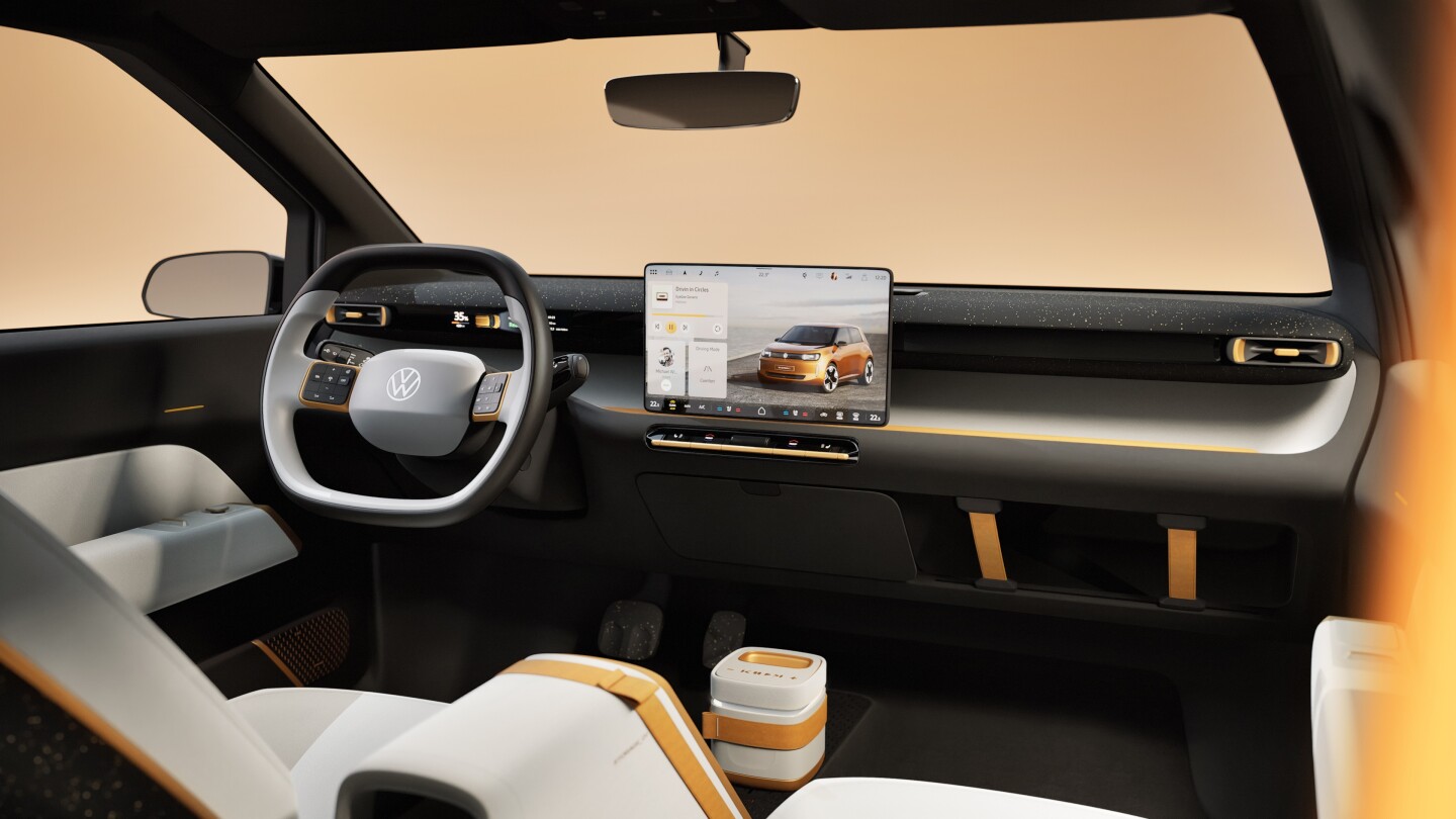 At the wheel, it's all about that big screen ... and not much else