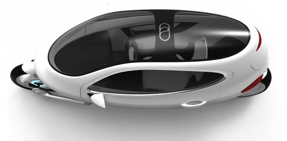The C-1 is a proposed fully-electric and fully-enclosed self-balancing motorcycle