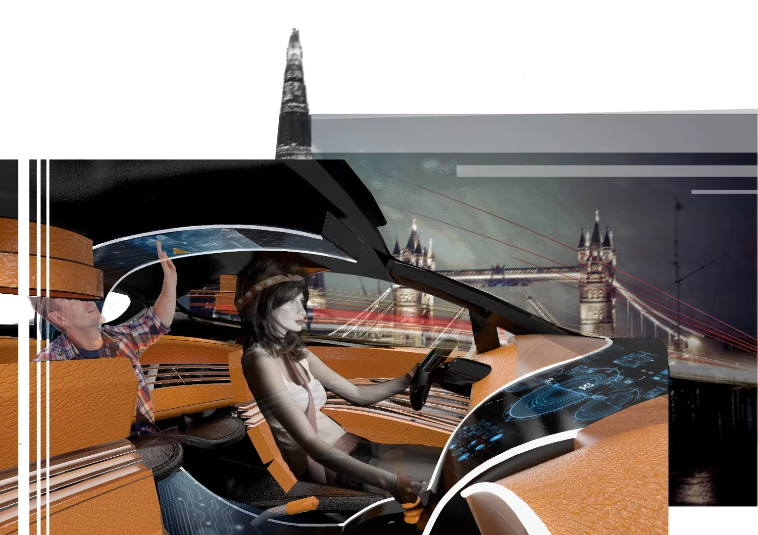 The screen in the Dies Nox is a wraparound unit