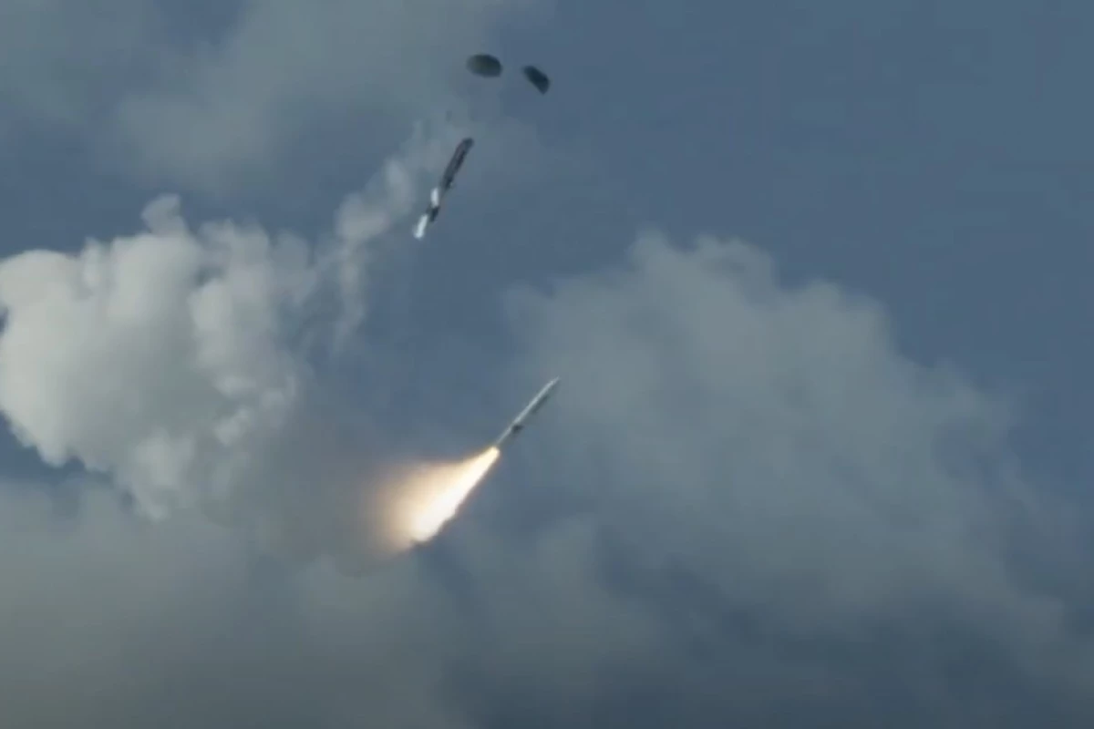 The hypersonic missile being launched for Stellar Banshee