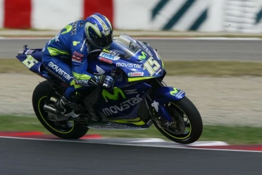 Gibernau rode as well as any mortal could have - it's almost sad to see him finish second.