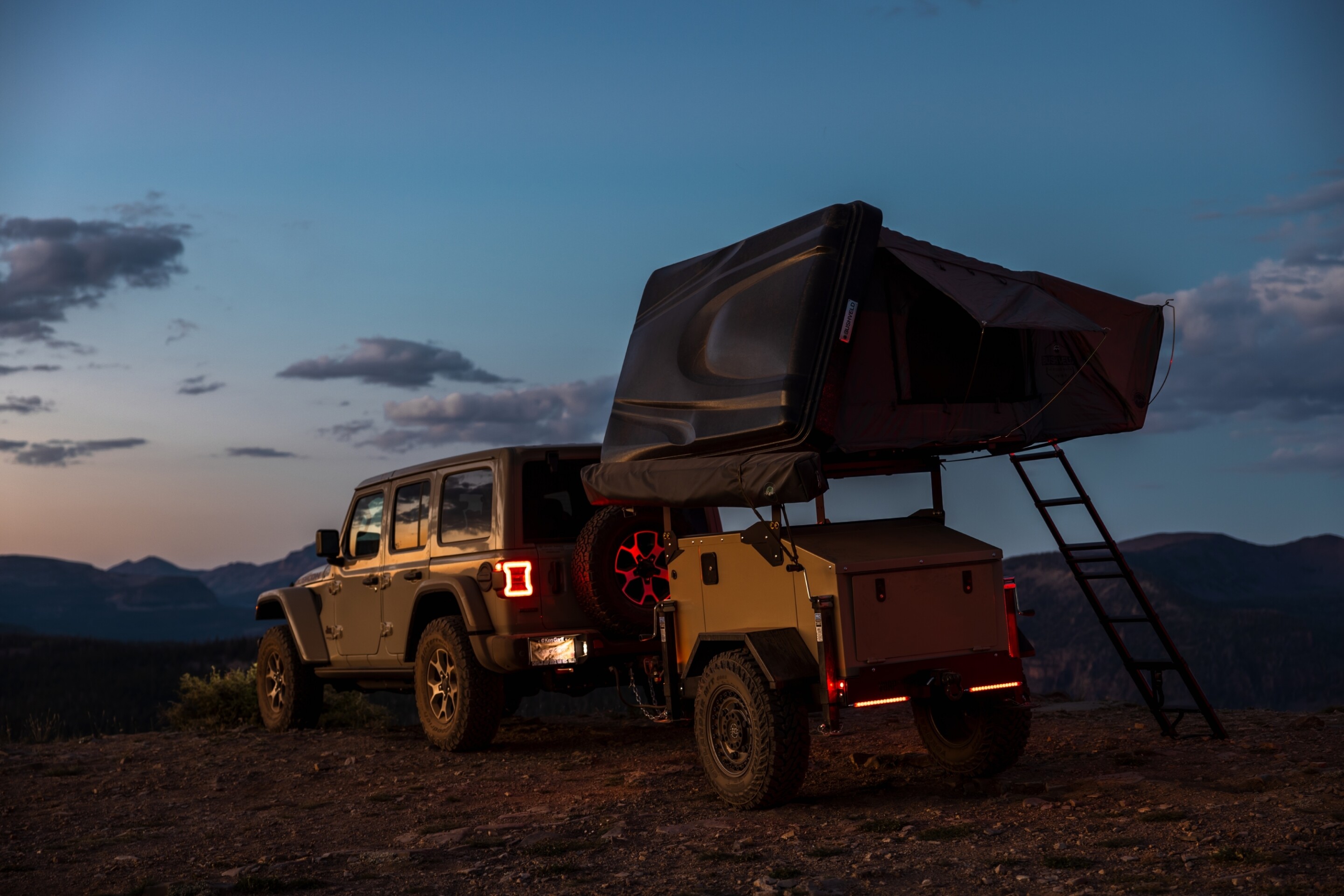 Jeep microcamper specs tough enough to trail Wrangler across the map