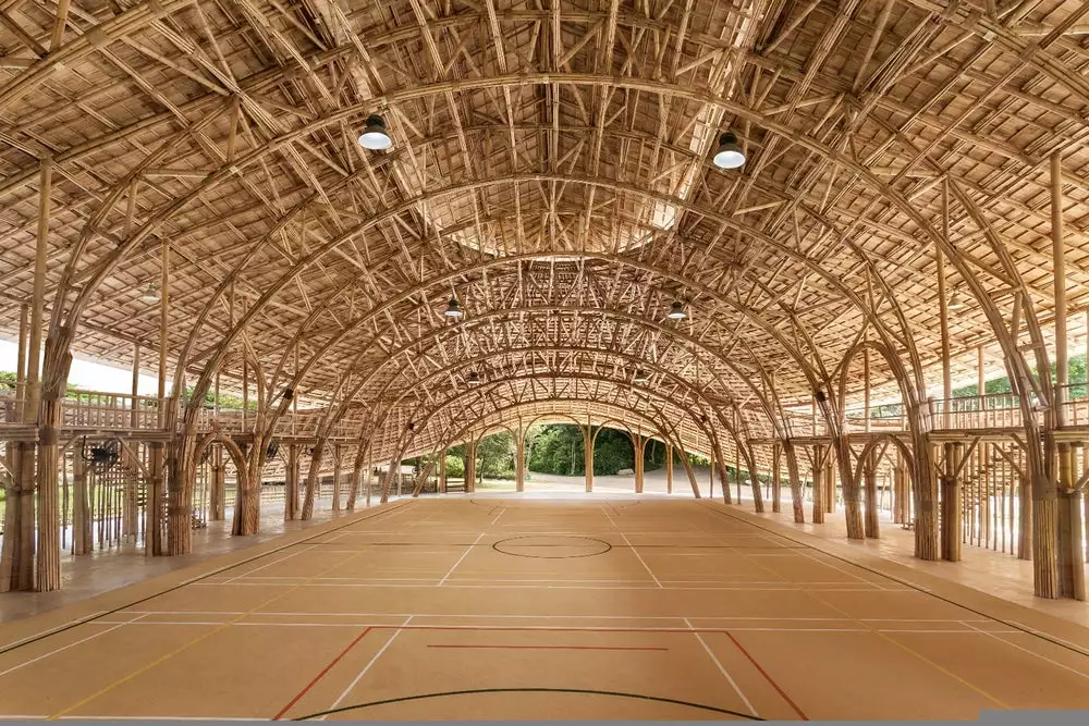 The Bamboo Sports Hall at Panyaden International School entered use this year